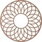 Ekena Millwork Cannes Wood Fretwork Pierced Ceiling Medallion, Wood (Paint Grade), 22"OD x 7 1/2"ID x 3/8"T CMWP22X22X0375CNMF - alternate 4
